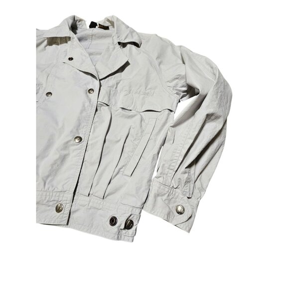 Lizsport Liz Claiborne Men's Small Outerwear Vinyage Jacket Pockets Gray - Picture 4 of 11